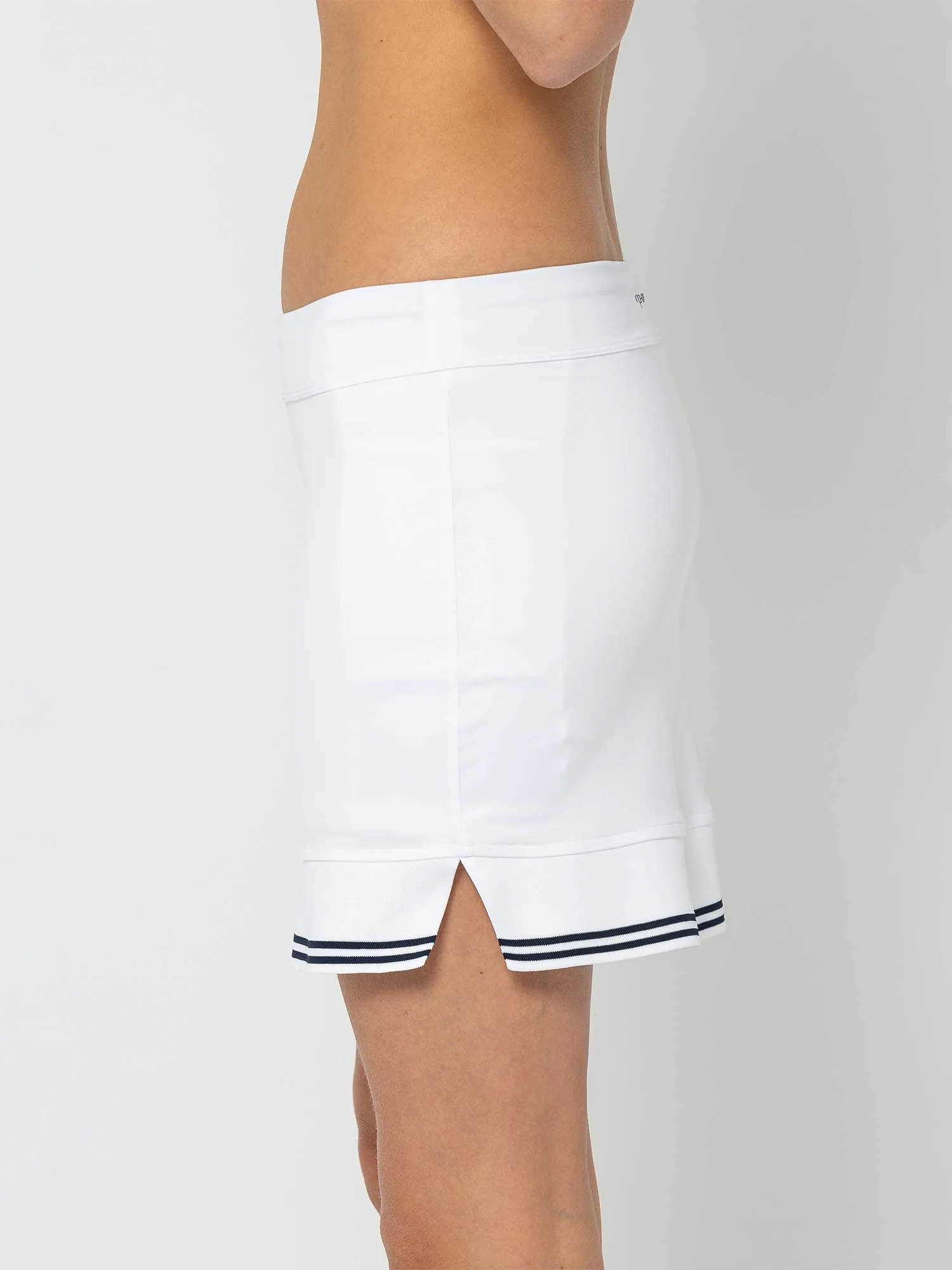 Ace Your Match Tennis Skirt - White/Militare