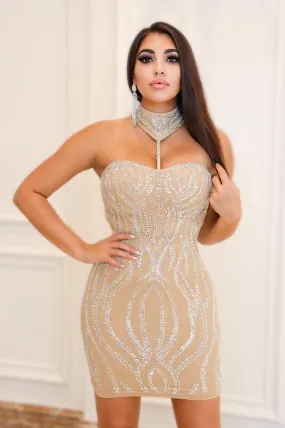 Althea Rhinestone Dress