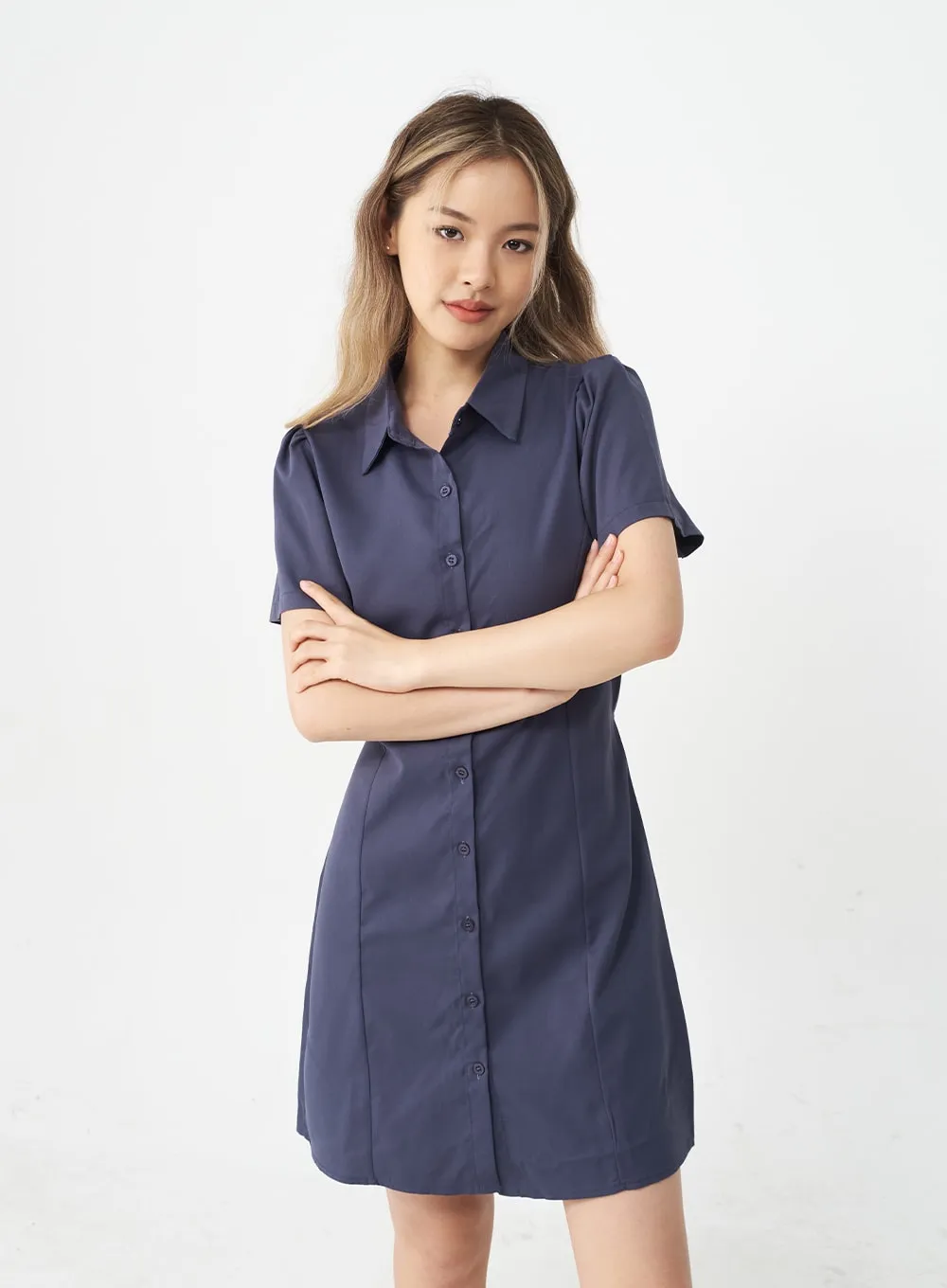 Basic Everyday Shirt Dress CJ22