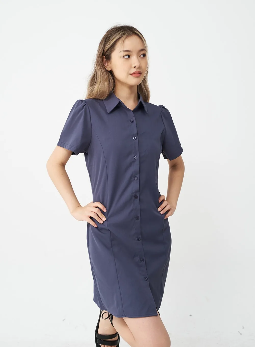 Basic Everyday Shirt Dress CJ22