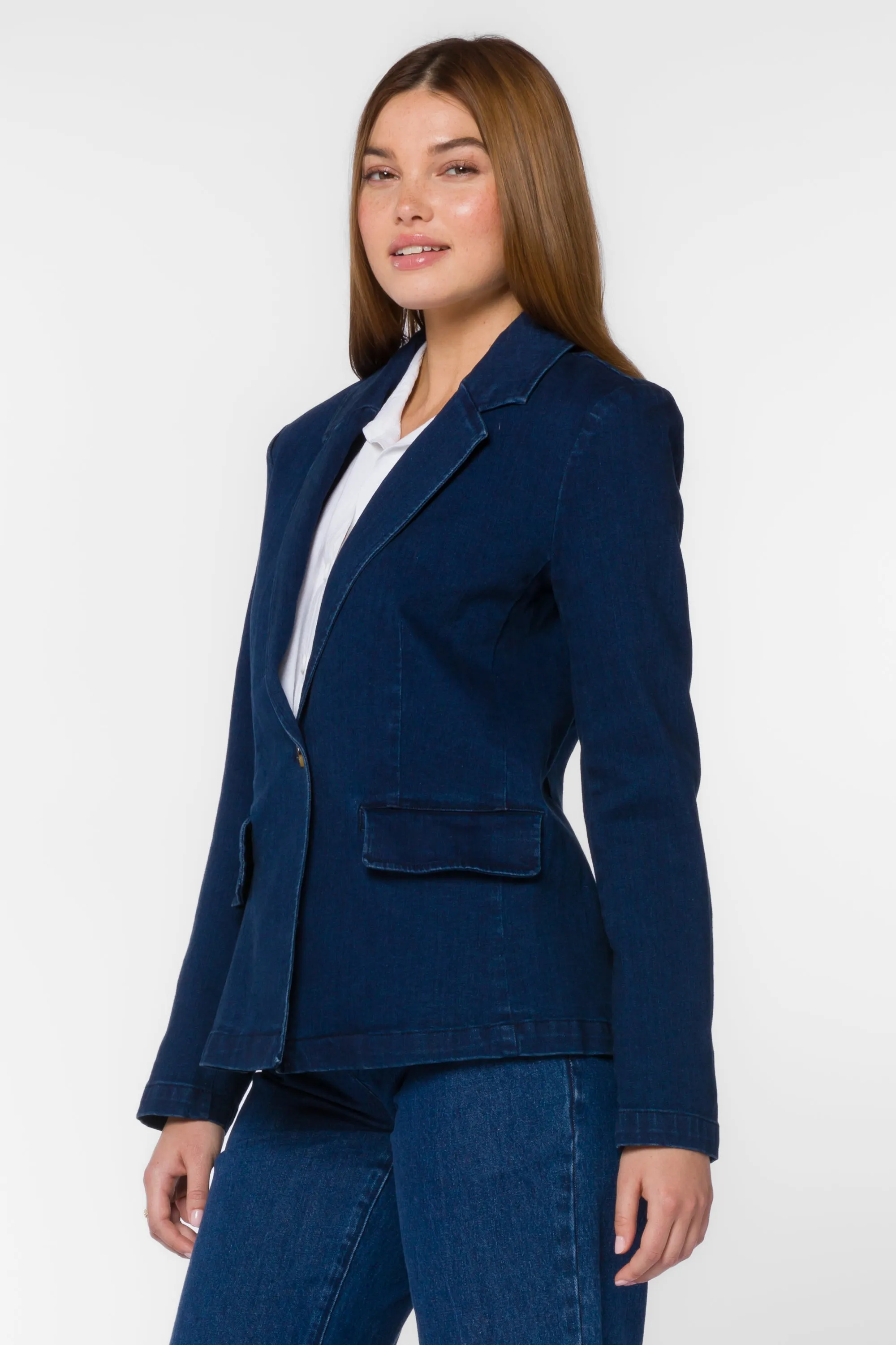 Beni Dark Denim Blazer