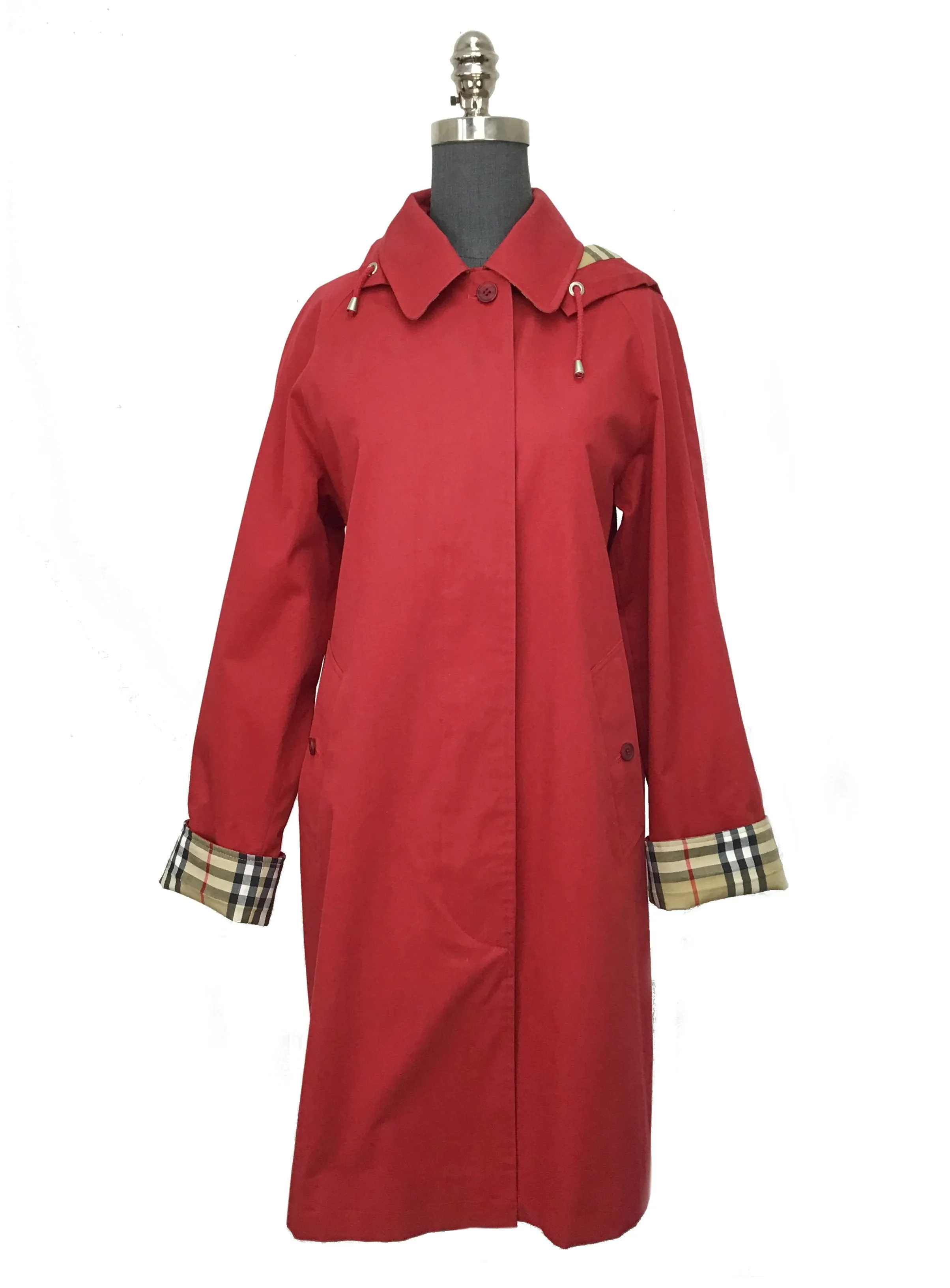 Burberry Classic Balmacaan Rain Coat Size S