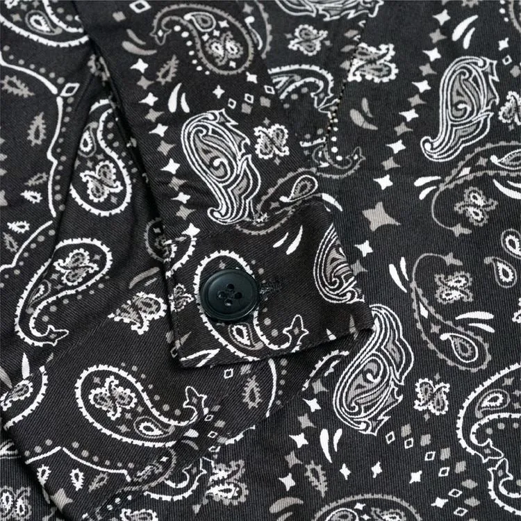 Cookman Delivery Jacket - Paisley : Black