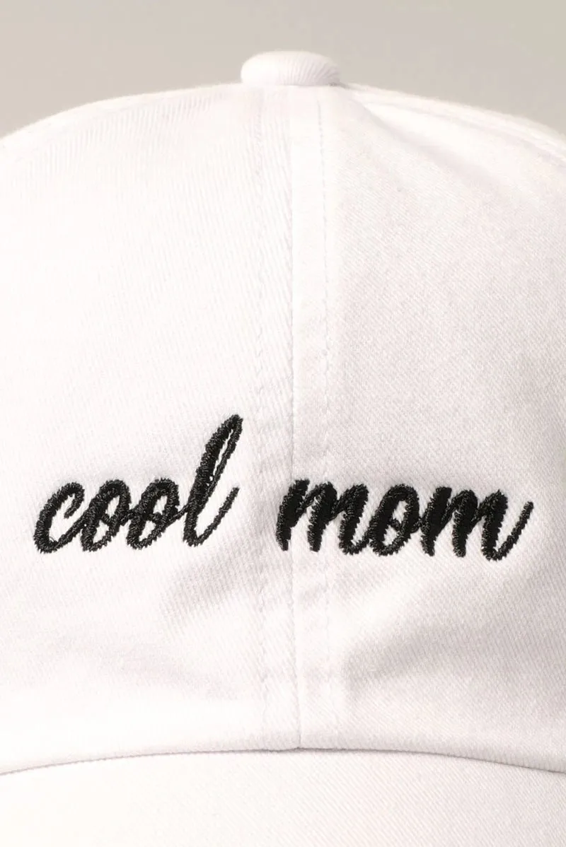 Cool Mom Baseball Cap | Blue, White, Black