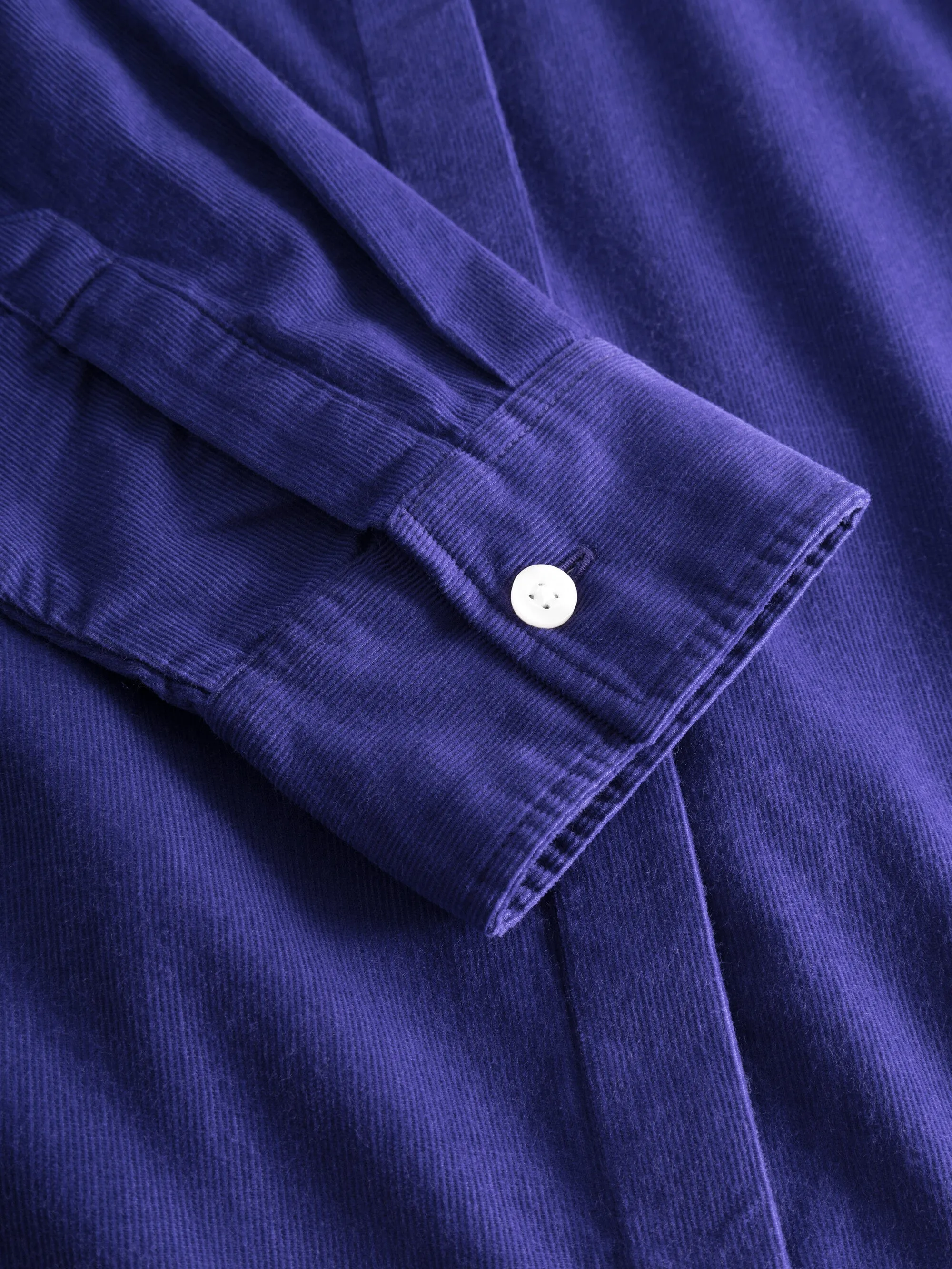 Corduroy shirt dress - Deep Purple