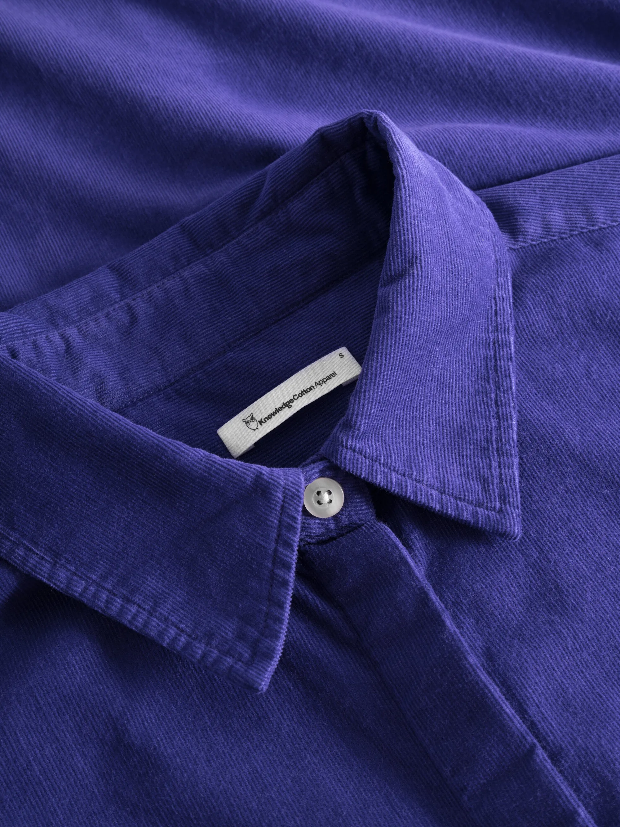 Corduroy shirt dress - Deep Purple