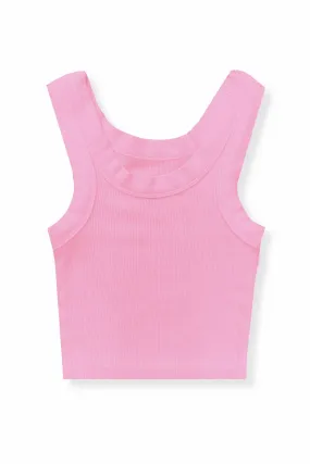 Cotton Candy Ribbed Racerback Livi Tank