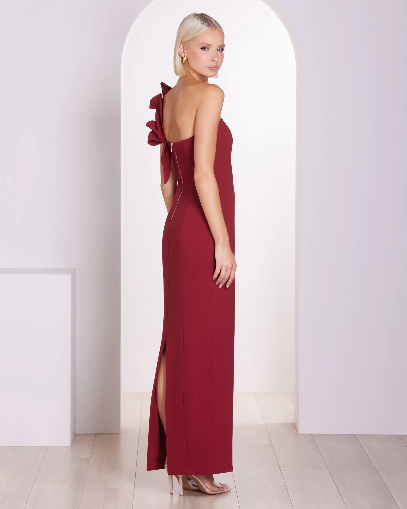 Eva One Shoulder Gown