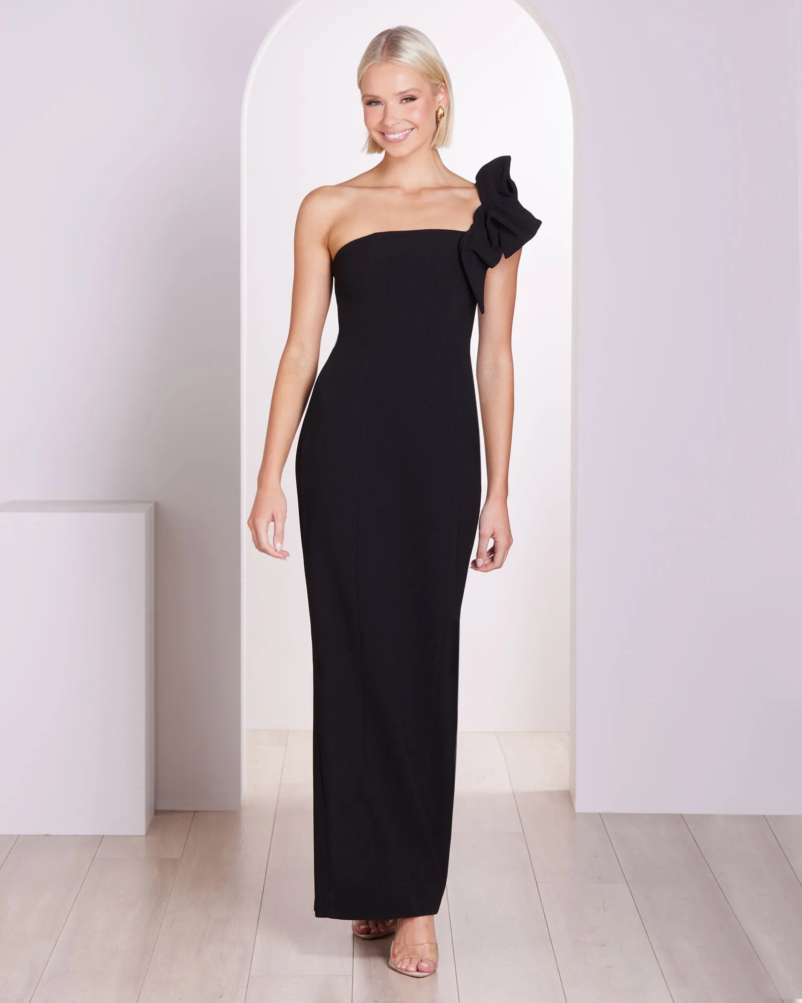 Eva One Shoulder Gown