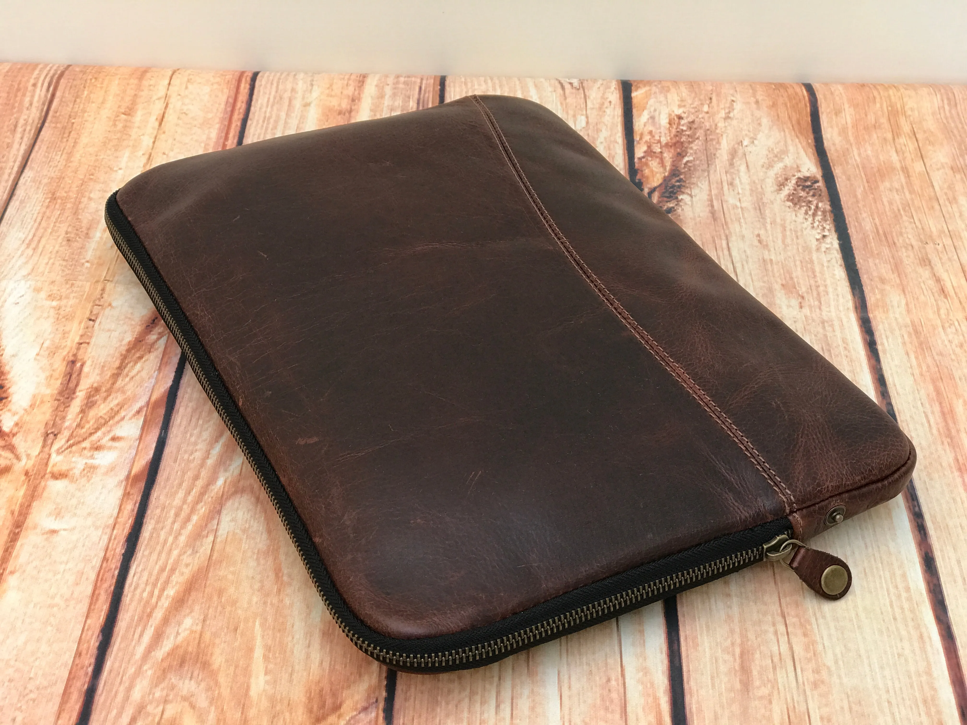 Executive Leather Laptop Sleeve