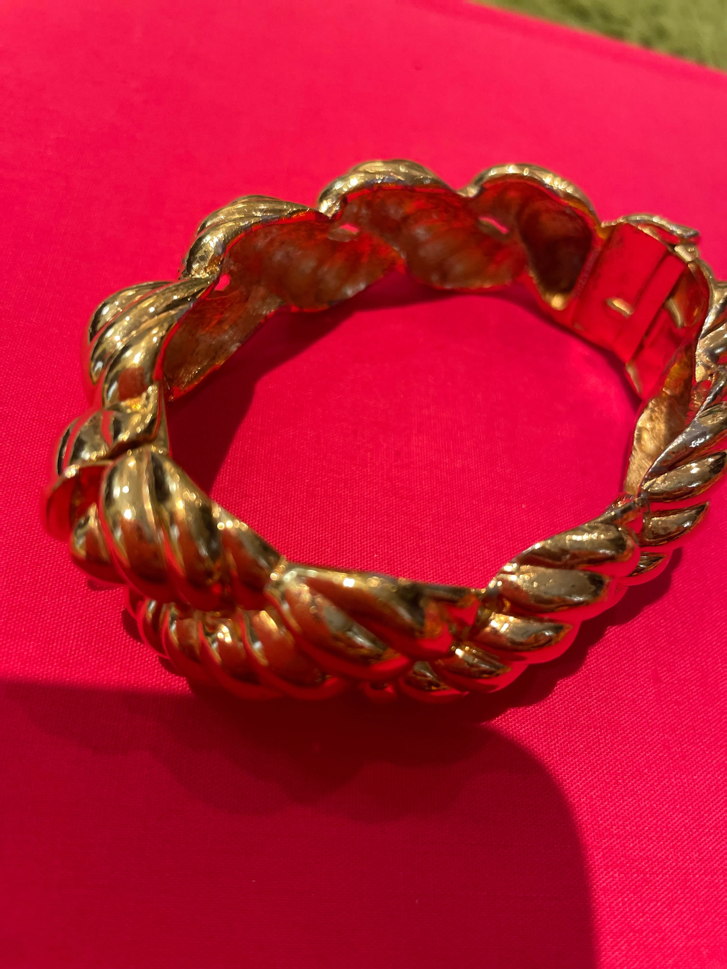 Gold Rope Bangle