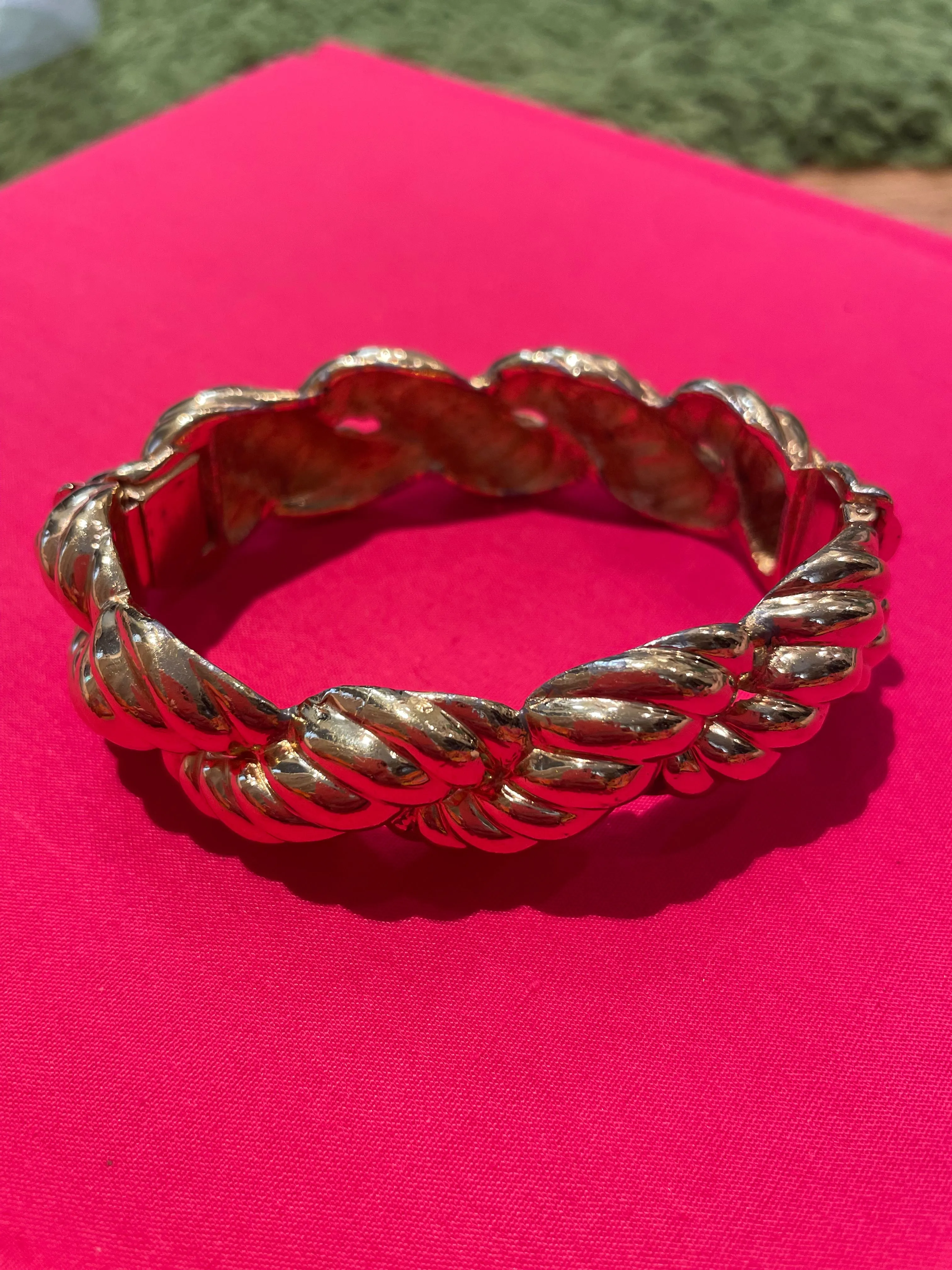 Gold Rope Bangle