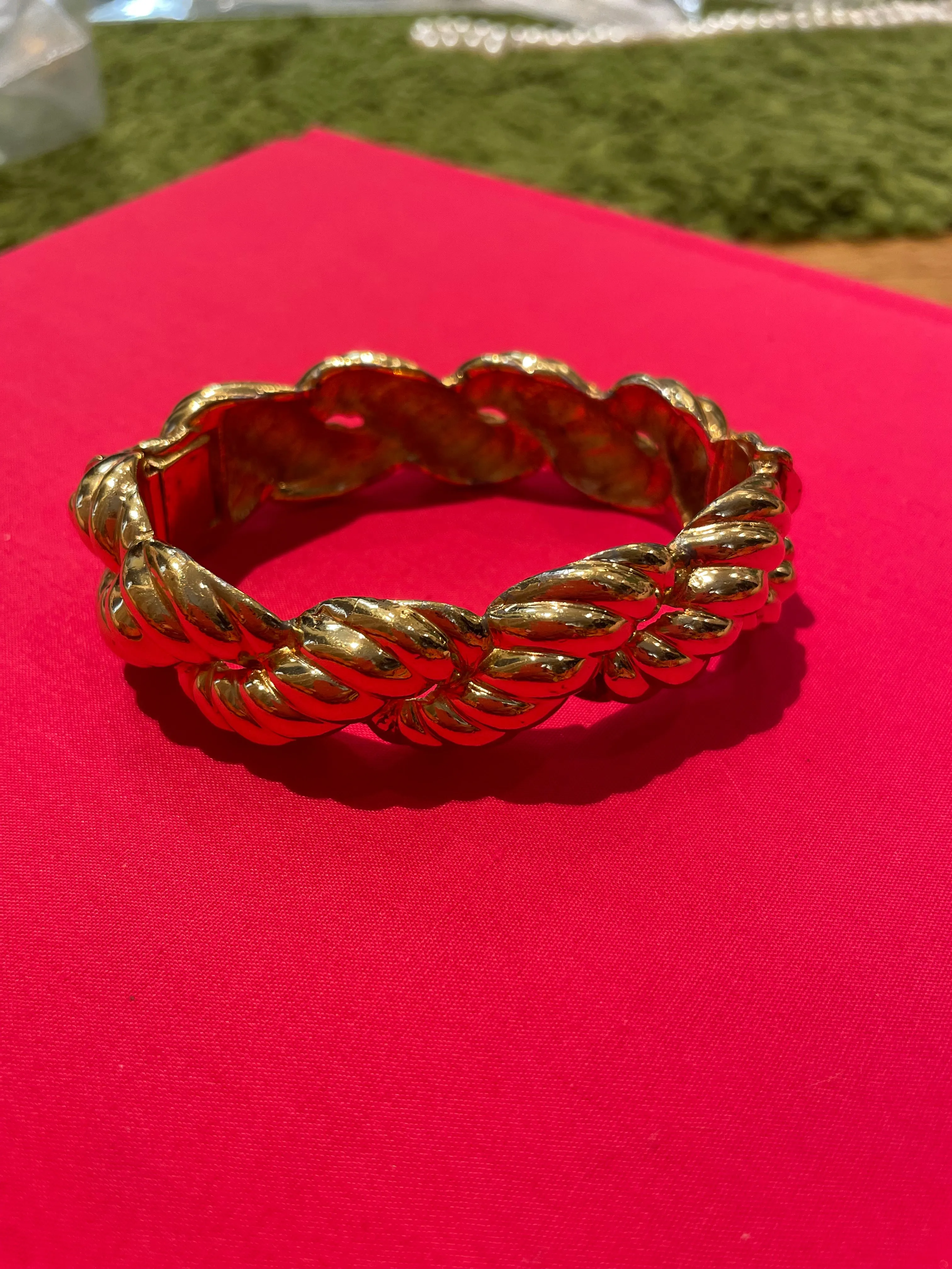 Gold Rope Bangle