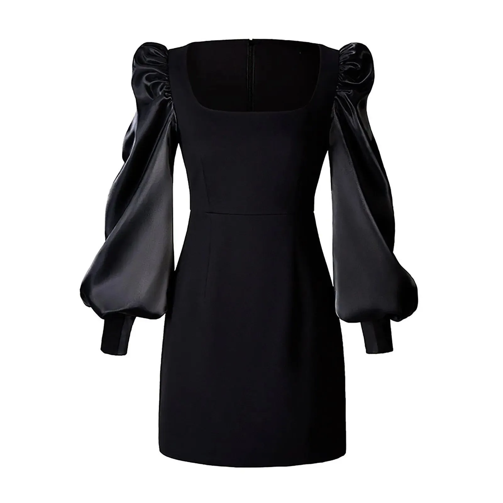 Hepburn Puff Sleeve Little Black Dress