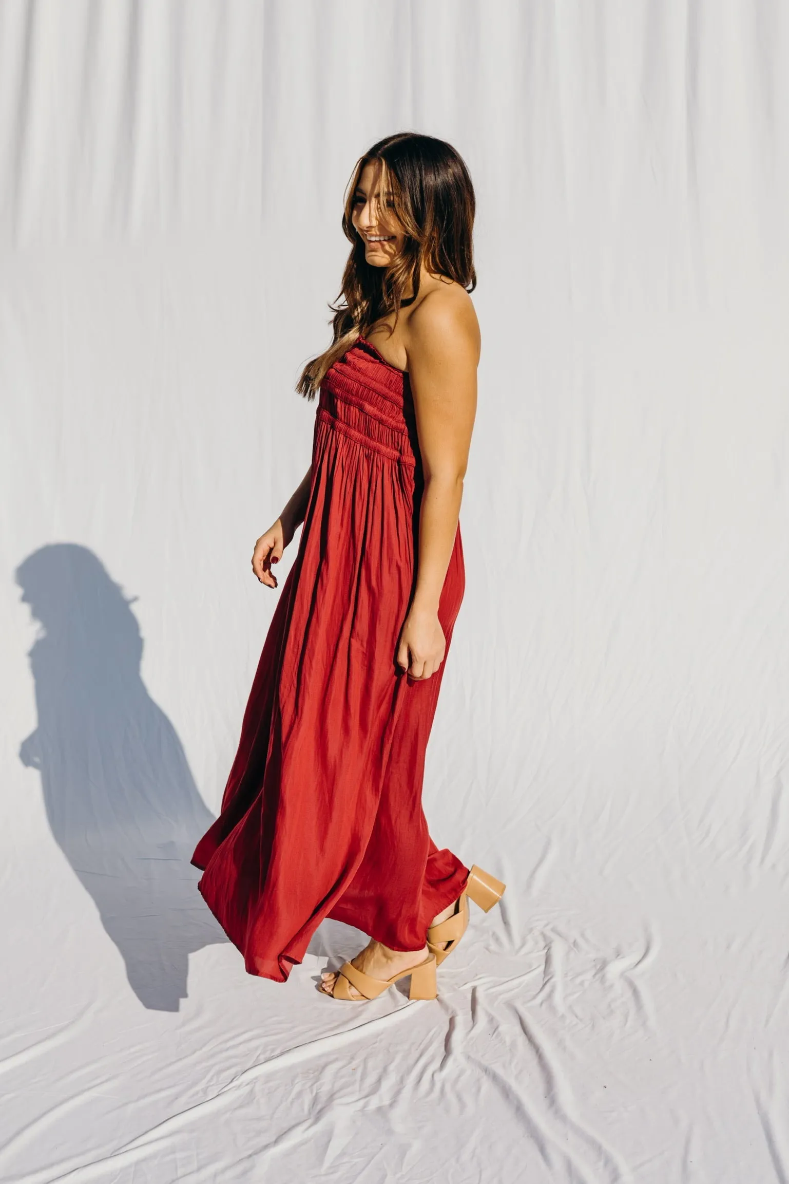 Hot Shot Smocked Dress/Maxi Dress