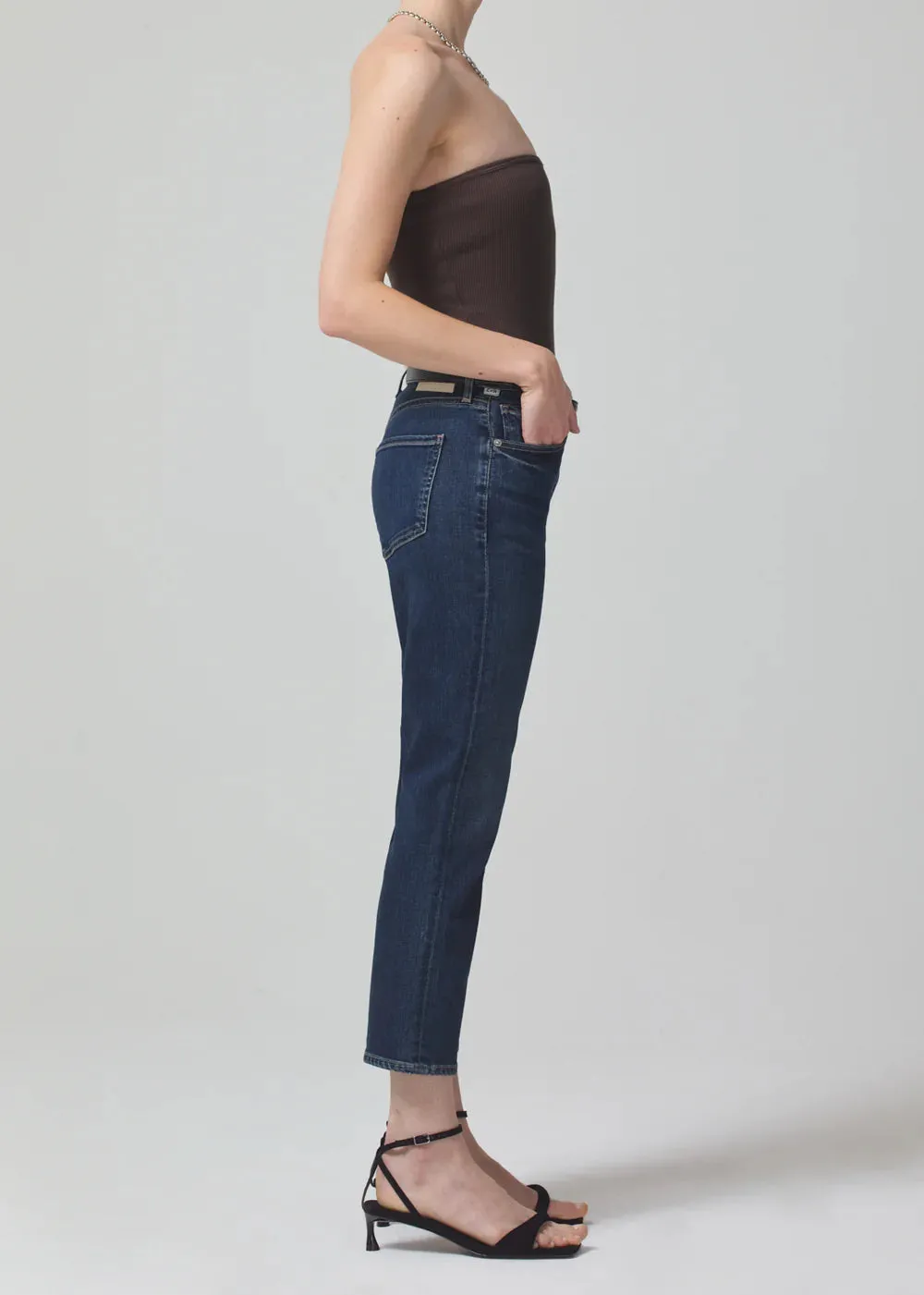 Isola Straight Cropped Denim (Courtland)