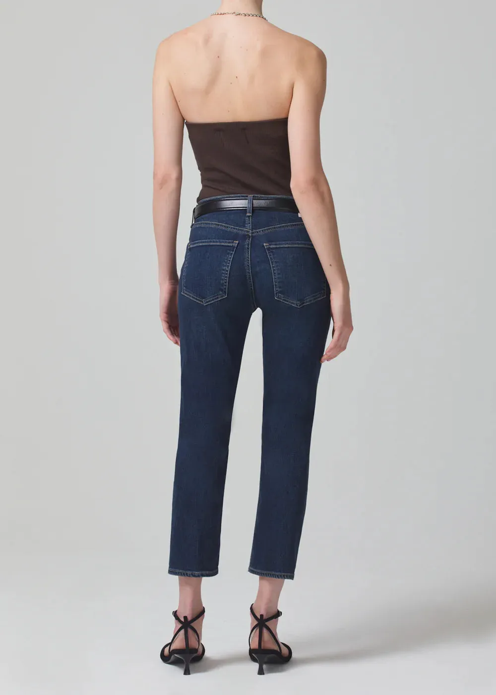 Isola Straight Cropped Denim (Courtland)