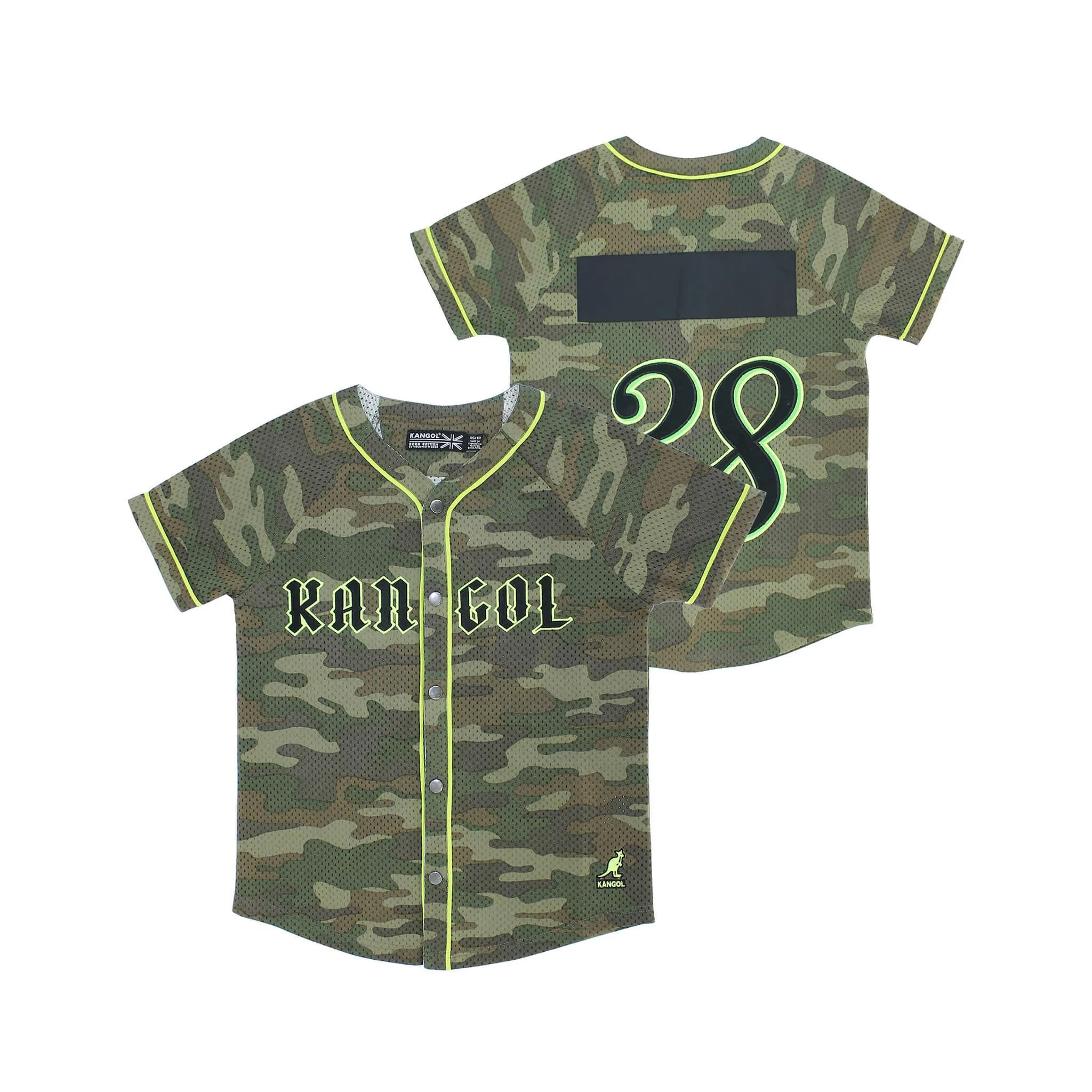 Kangol Camo Baseball Style Top