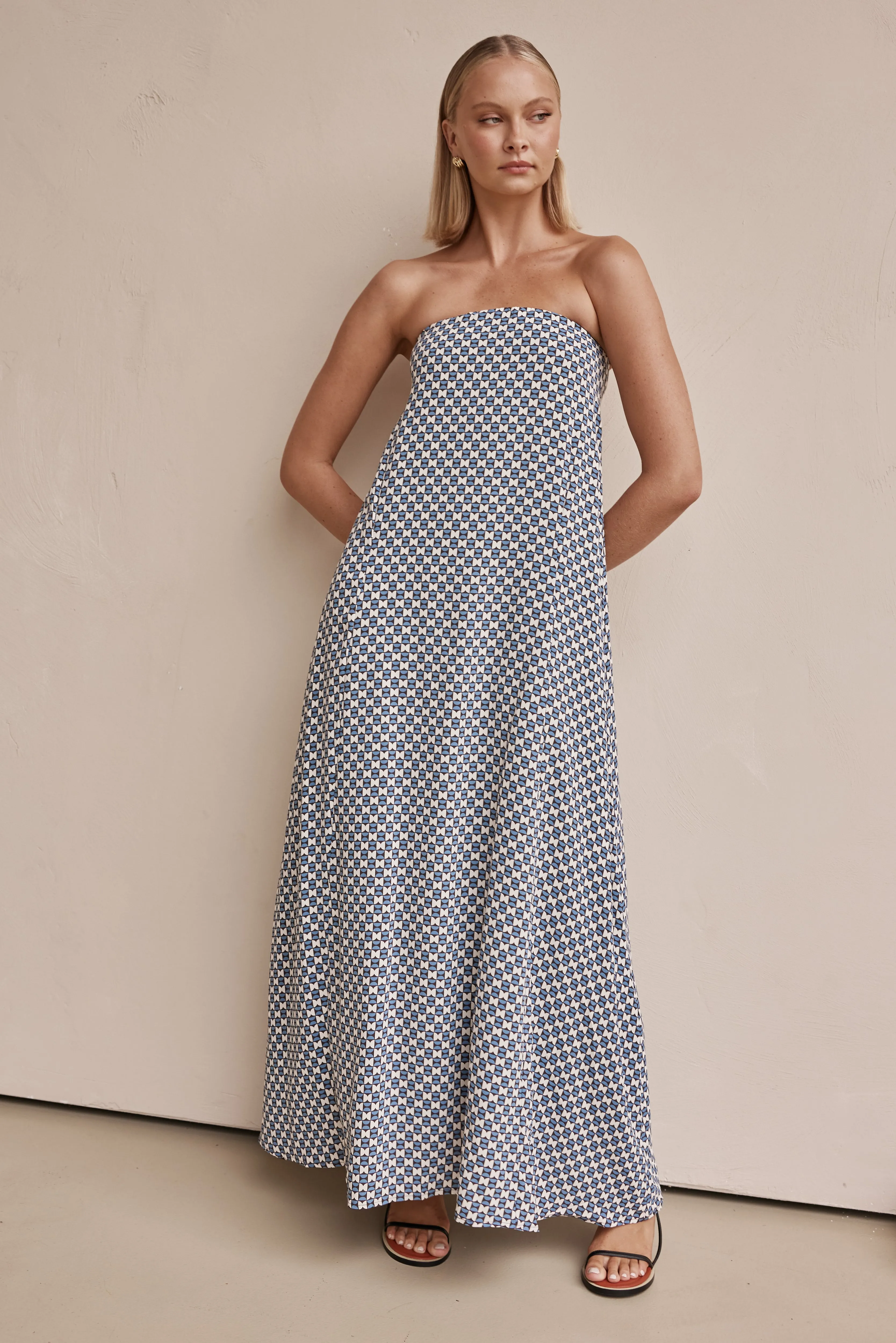 Kesia Maxi Dress (Blue)