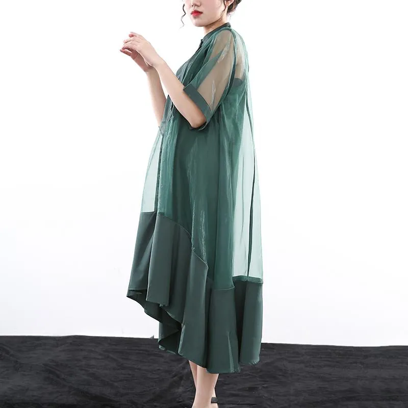 Koharu Irregular Shirt Dress