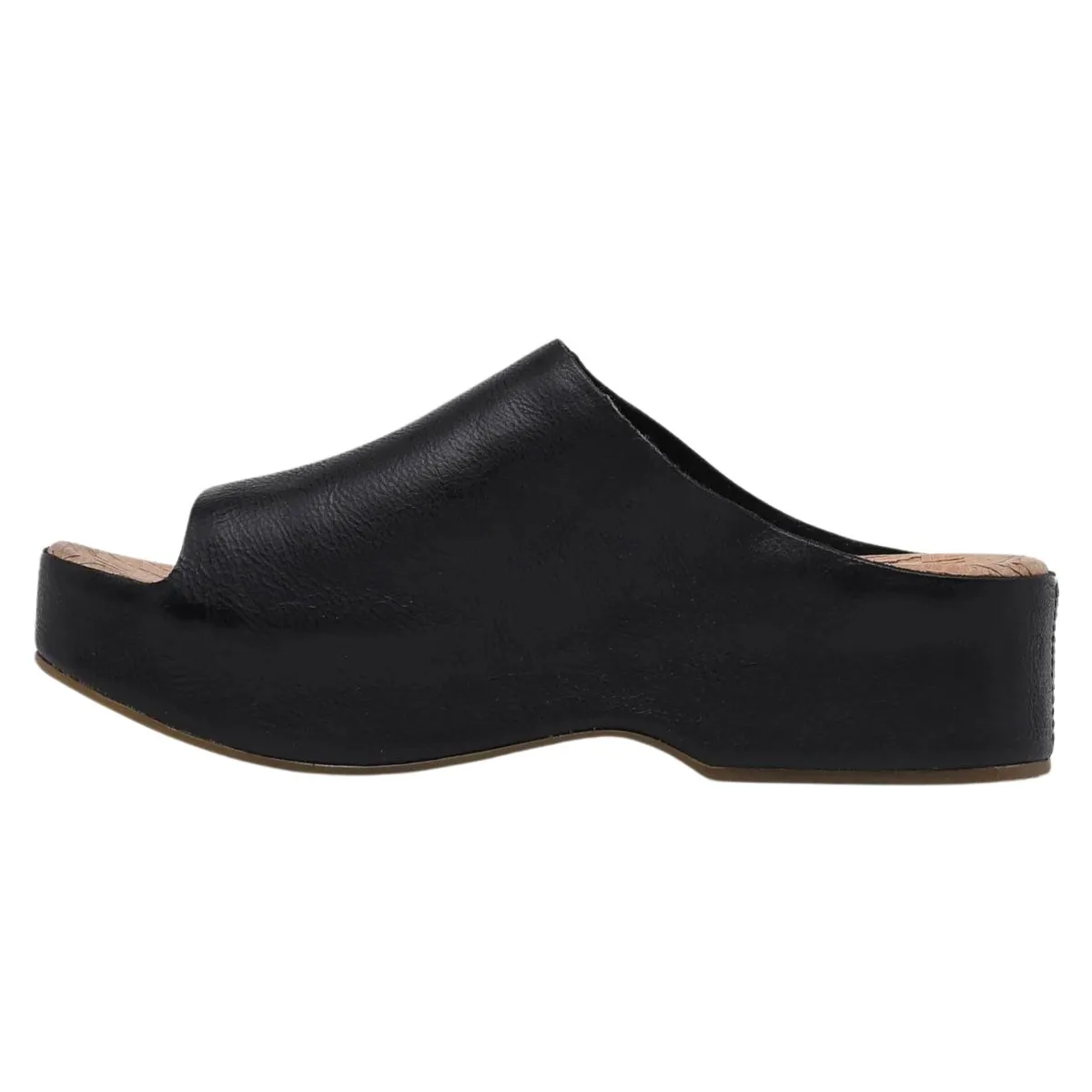 Kork Ease Women's Yazmin Black Leather Slide