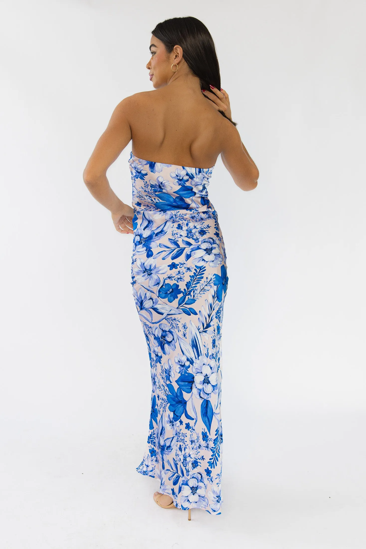 Lawson Blue Floral Maxi Dress