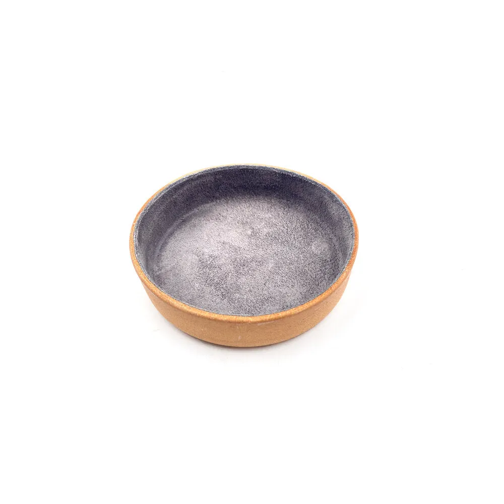 Leather Jewelry Tray, Small Grey