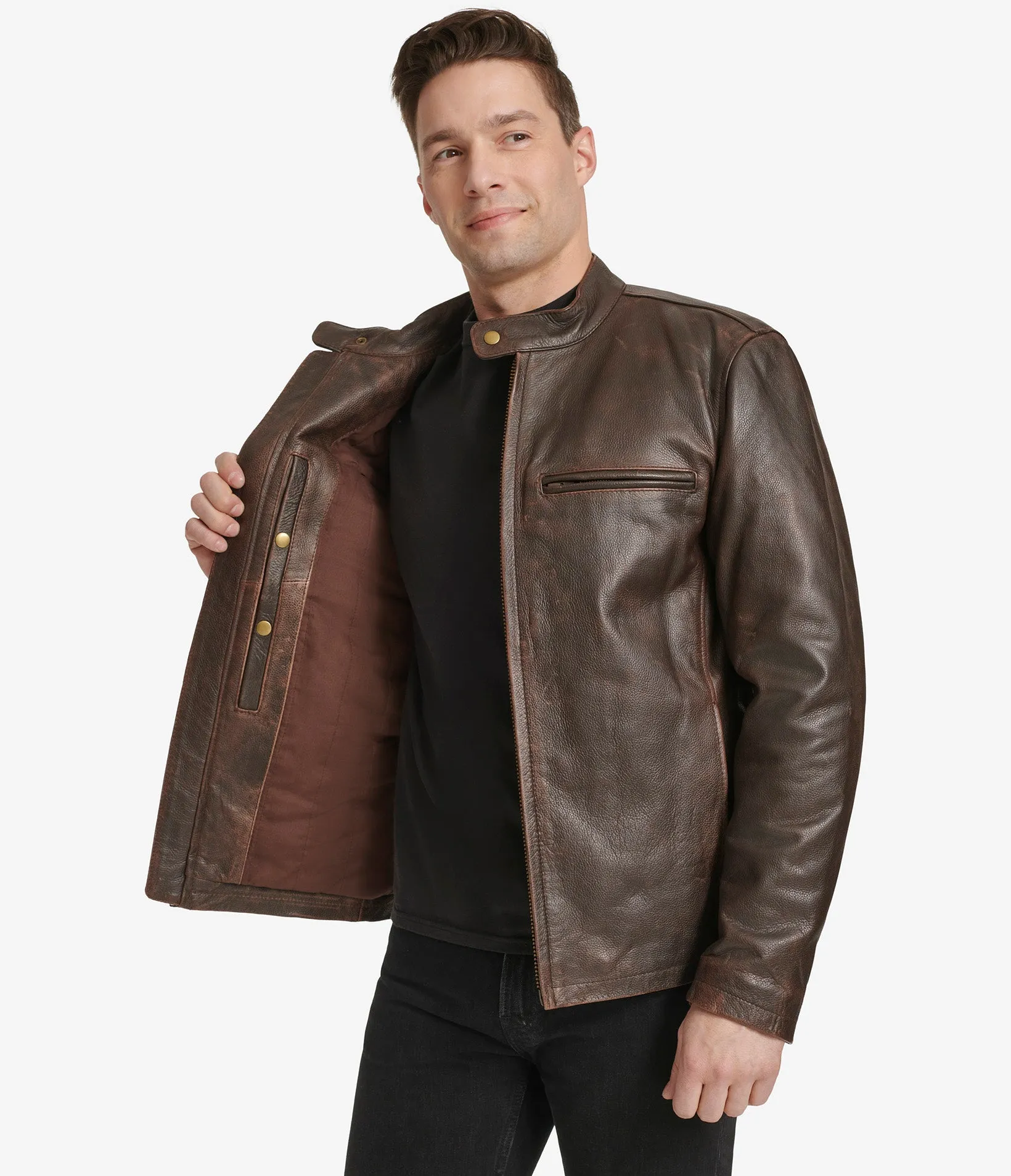 Leather Motorcycle Jacket