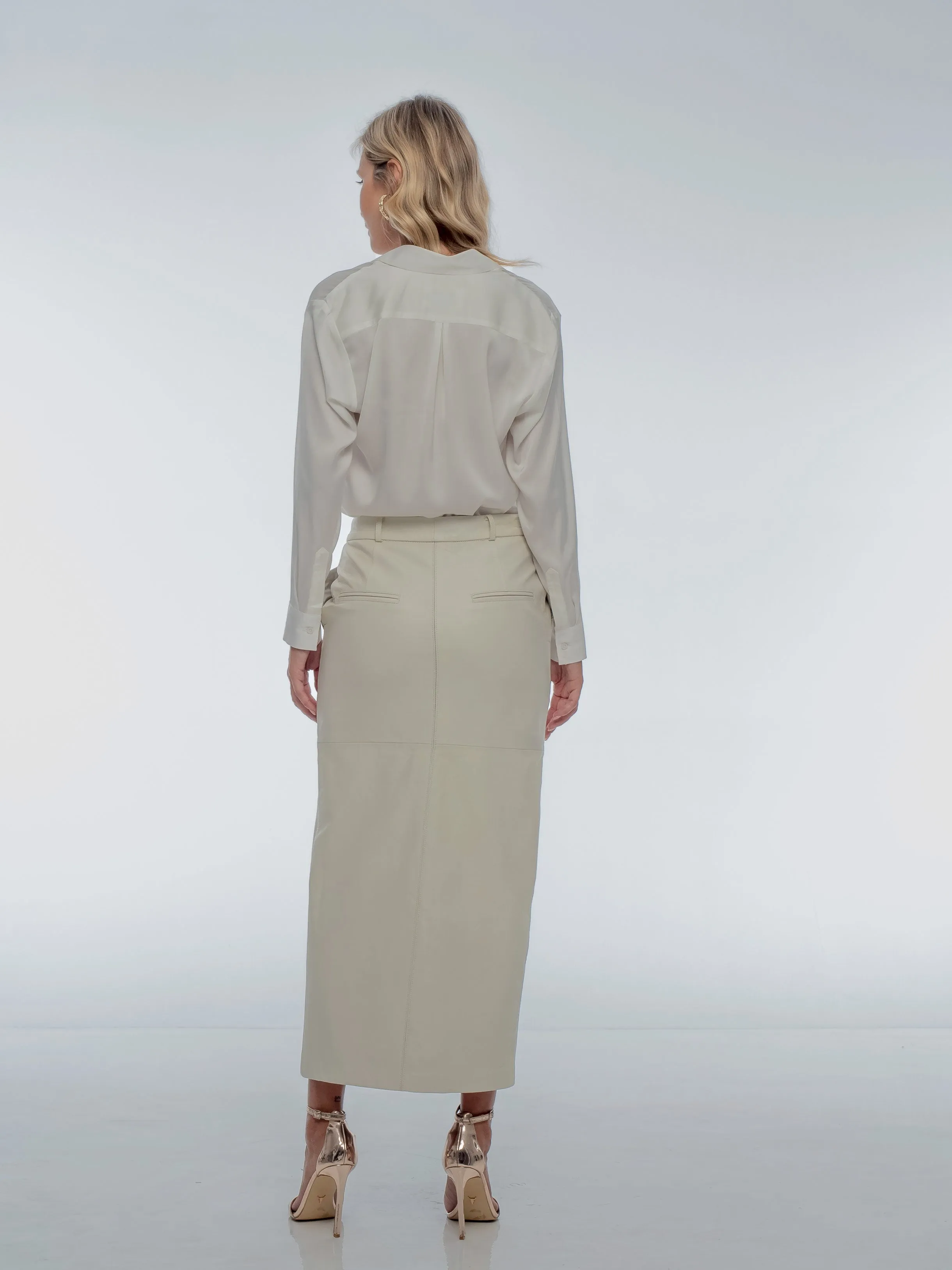 LEON MAXI SKIRT - COCONUT