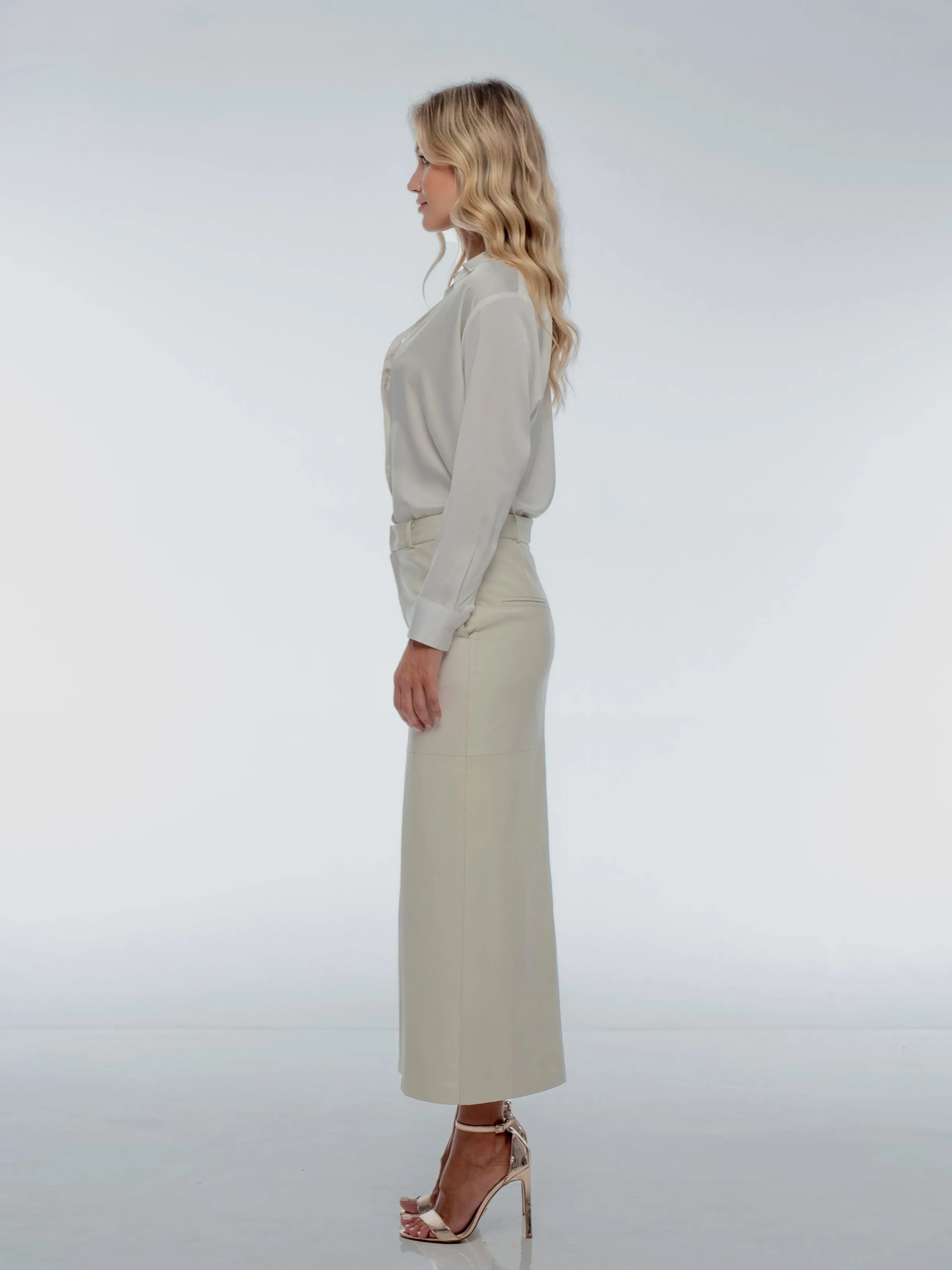 LEON MAXI SKIRT - COCONUT