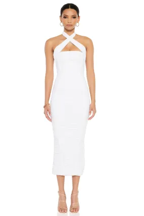 Nookie Monroe Midi Dress - White