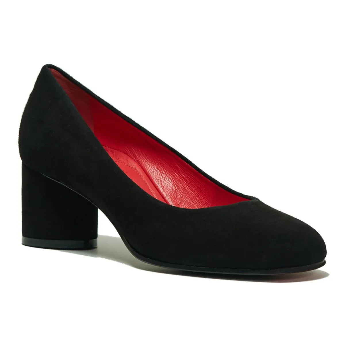 Pas De Rouge Women's Janineso Black Suede