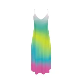 Pastel Ombre Slip Dress