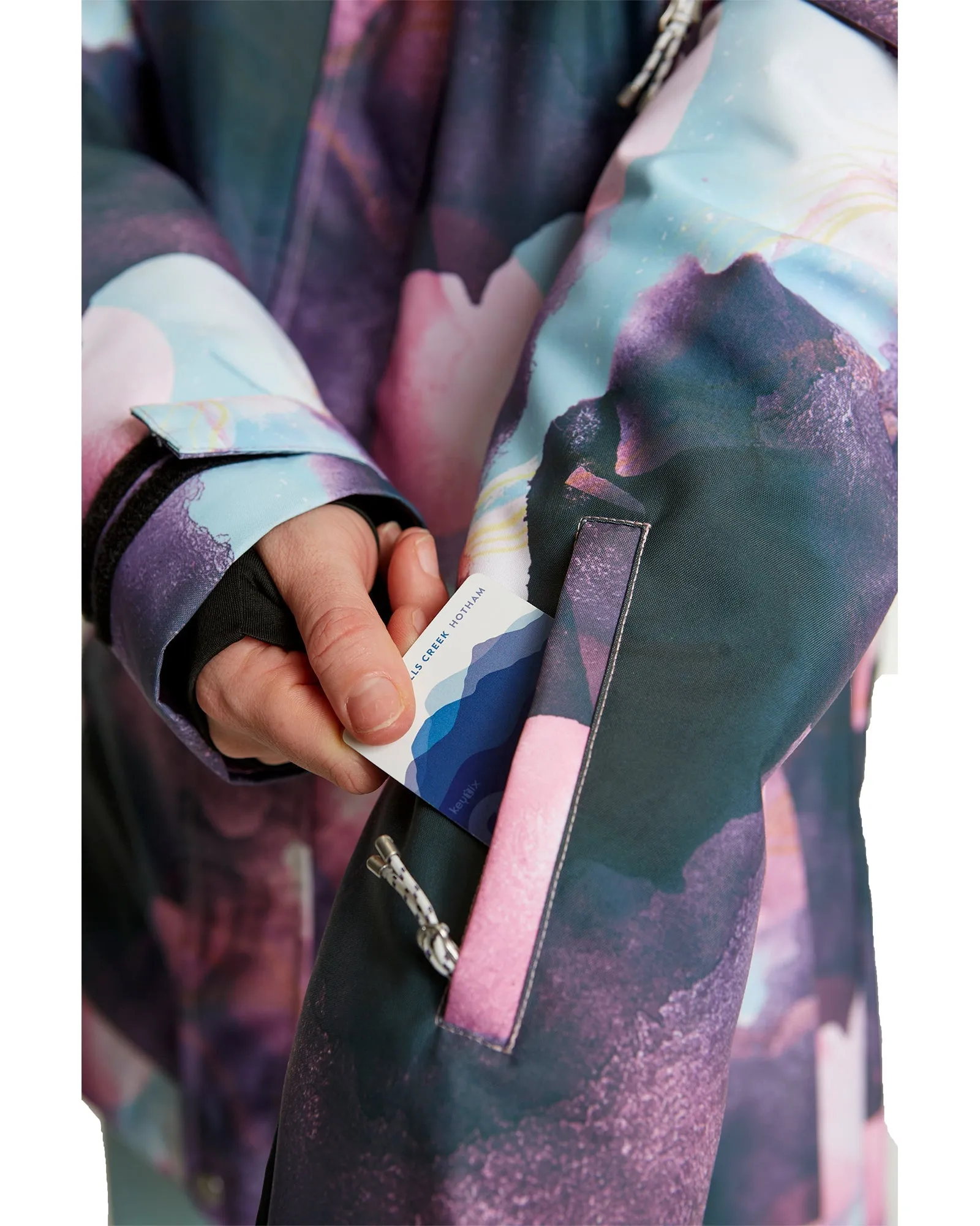 PLUS SIZE - ASTER JACKET 2.0 - WATERCOLOUR UNIVERSE