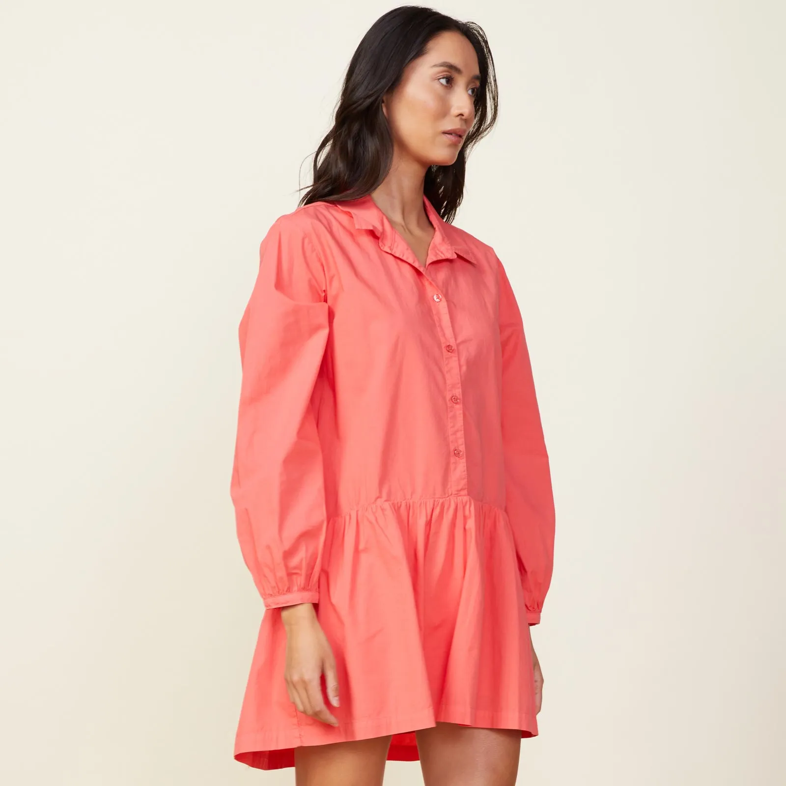 Poplin Easy Shirt Dress