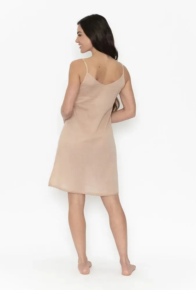 Reversable Organic Cotton Dress Slip - Natural