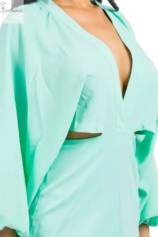 SEXY FASHION MINT DRESS