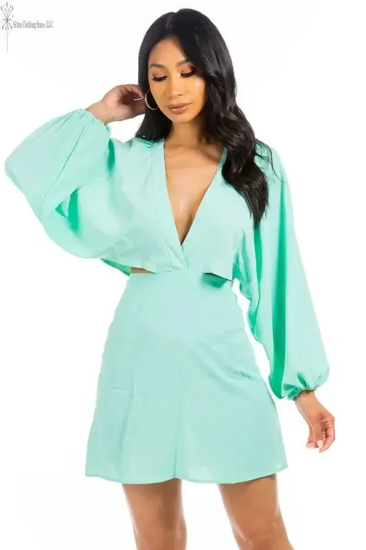 SEXY FASHION MINT DRESS