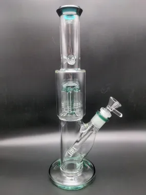 Straight Water Pipe w Jellyfish Perc | 12.5