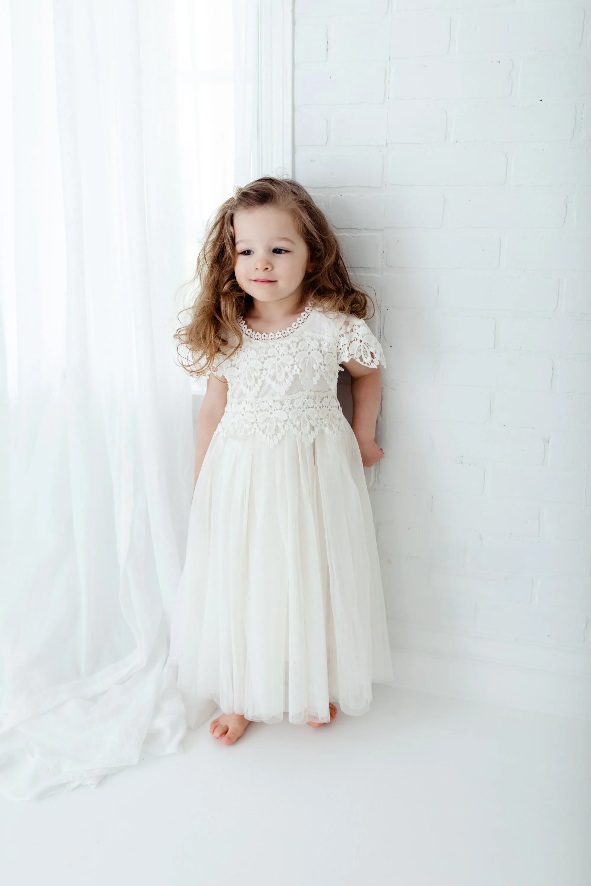 The Sienna Dress - Ivory