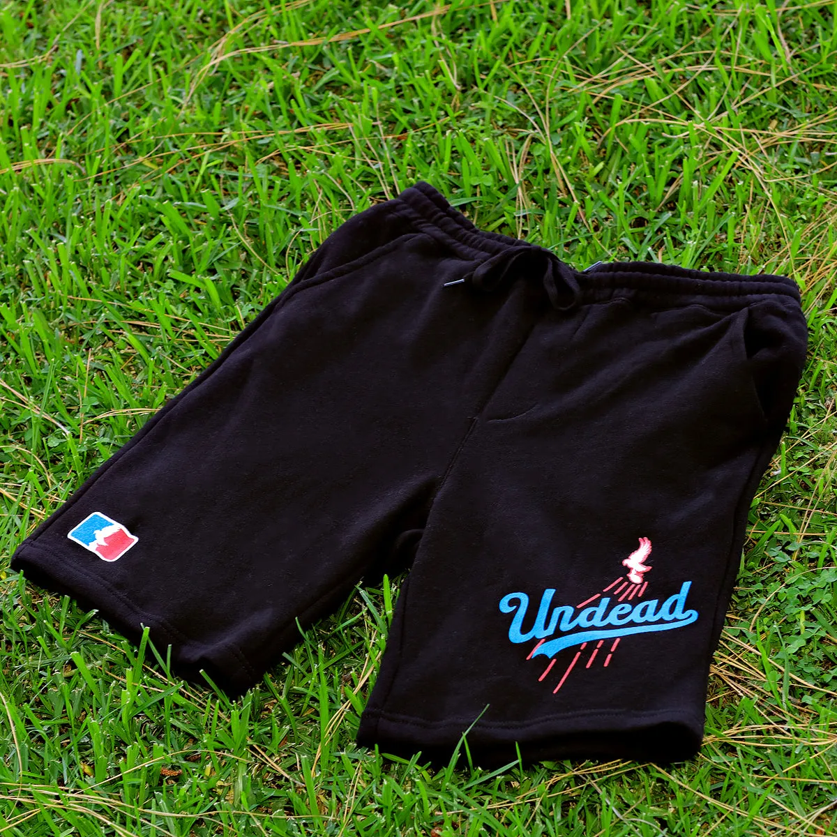 Undead Baseball Sweat Shorts (Black)